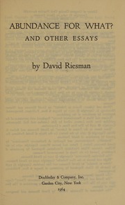 Cover of edition abundanceforwhat0000unse