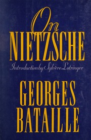 Cover of edition onnietzsche0000bata_x8x9