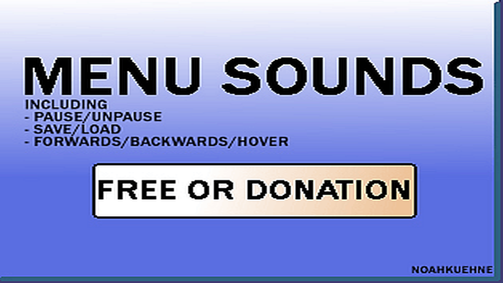 Free Menu Sound Pack