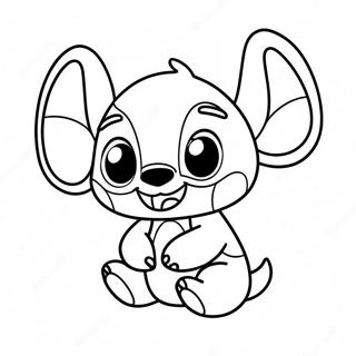 Pagini De Colorat Cu Stitch Drăguț De Crăciun 2410-1960