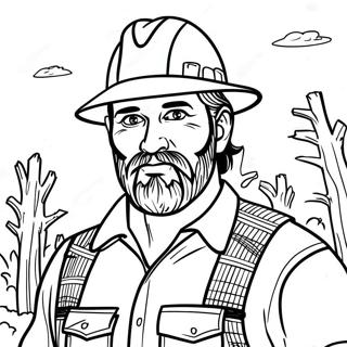 Strona Do Kolorowania Drwala 36303-28730