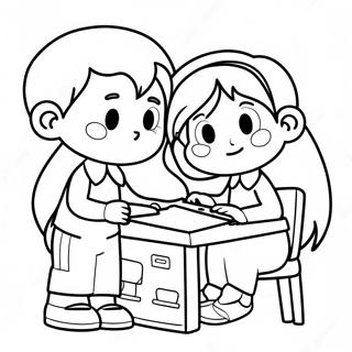 Pagina Da Colorare Della Seconda Classe 40753-32214