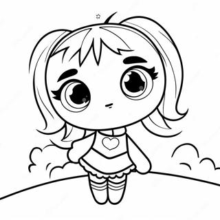 Página Para Colorir Da Menina Poderosa Chill 60884-48179