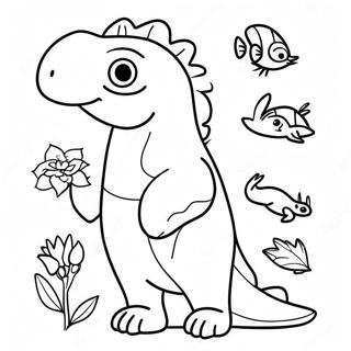 South America Animals Coloring Page 63653-50358
