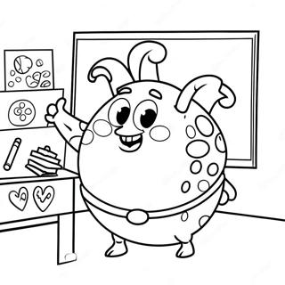 Kolorowanka Pani Puff W Jej Klasie 63904-50563