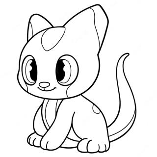 Pagina De Colorat Mewtwo 770-607