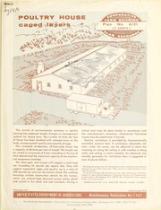 Cover of: Poultry house: caged layers