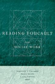 Cover of: Reading Foucault for social work
