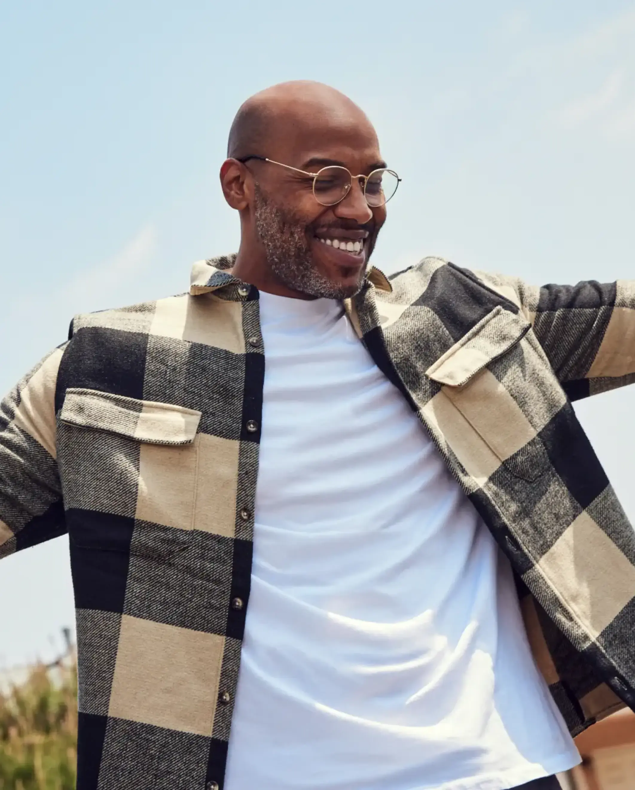 Illustration of hand pointing at crypto coins