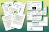 A collection of screenshots showing teacher notes, student sheet and presentation slides