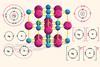 A ball and stick model for an ionic crystal