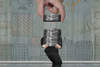 person carrying a heavy load