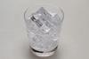 States of matter - glass of carbonated liquid with ice