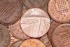 One pence pieces
