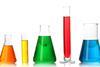 Coloured liquids in containers image