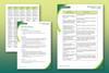 A collection of screenshots of the student sheet and teacher notes