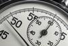 Close-up of stopwatch face