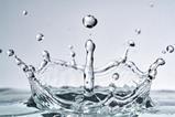 Close up on a splash of water
