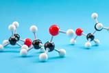 Plastic ball and stick models of ethanol