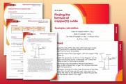 Finding the formula of CuO index image