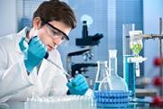 Student scientist working at the laboratory