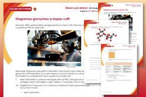 Screenshot images of teacher notes and student sheet