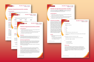 Preview of Pesticides and agricultural productivity calculations student worksheets and teacher notes