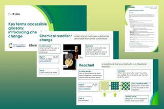 Example slides from the resource and page from the teacher notes