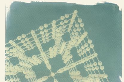 An image showing a cyanotype