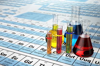 Glassware on periodic table
