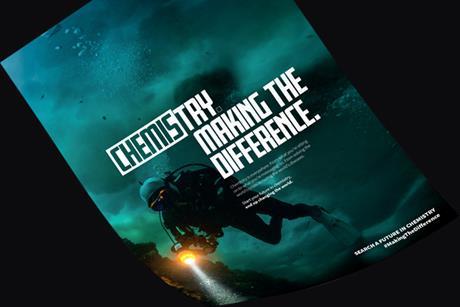 Photo of the chemistry making the difference poster