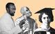 Portraits of three historical scientists from left: James Andrew Harris, Jabir ibn Hayyan, Alice Ball