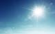 Sun in blue sky