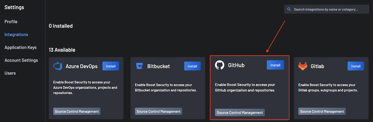 GitHub SCM