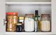 Stocked kitchen pantry 