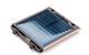 Solar battery on white background