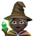 Woman Mage: Dark Skin Tone