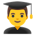 man-student Emoji google