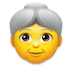 old-woman Emoji lg