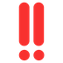 double-exclamation-mark Emoji microsoft