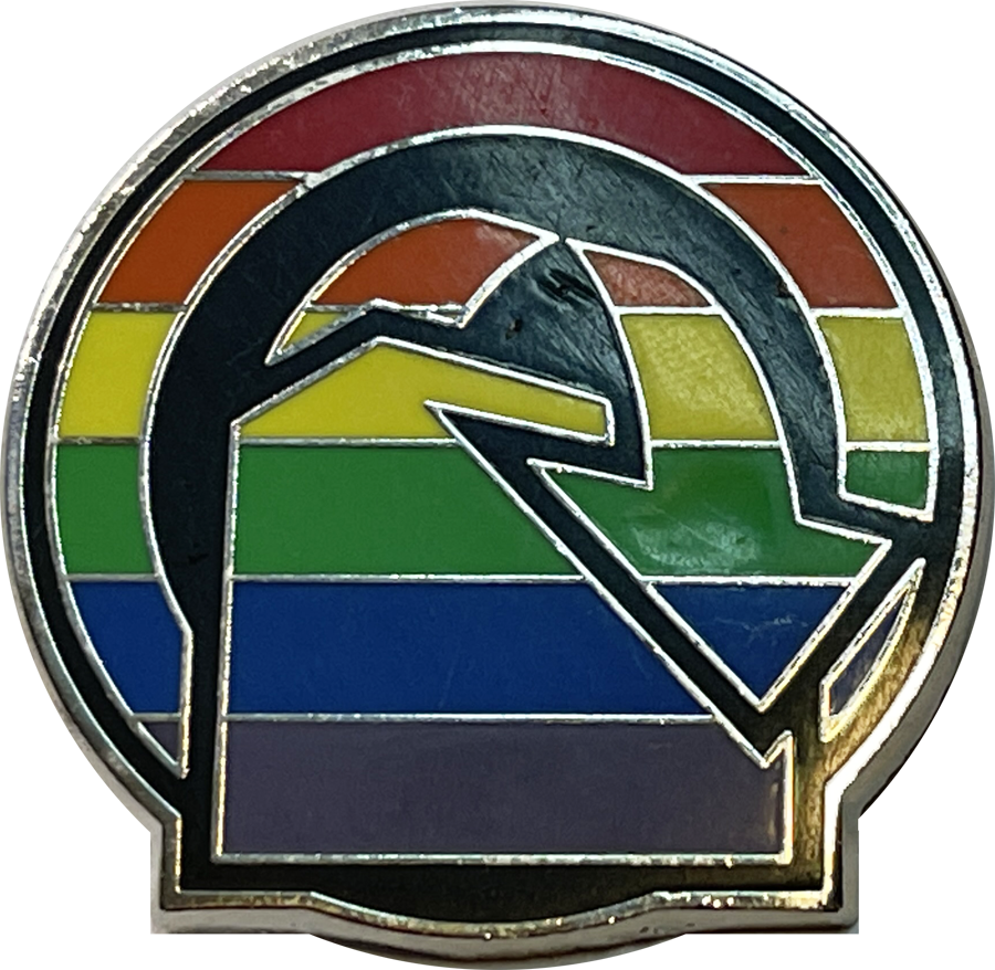 Overcome With Pride Pin