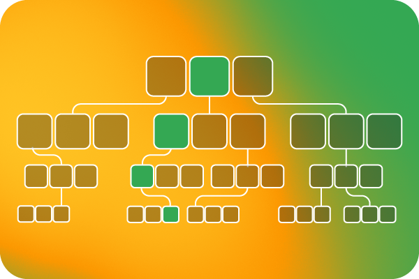 Illustration of data tree querying