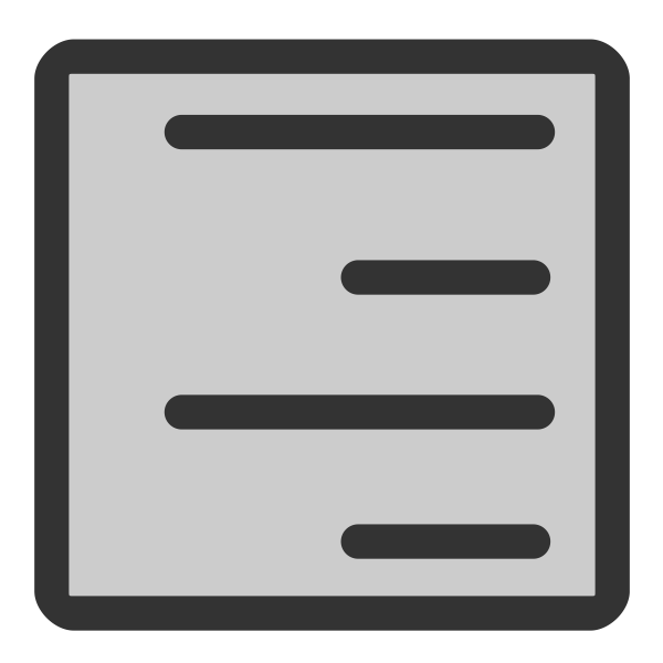 Align right software icon