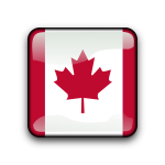Canadian flag symbol