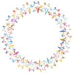 Happy Life Logo Frame Prismatic