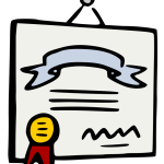Cartoon diploma
