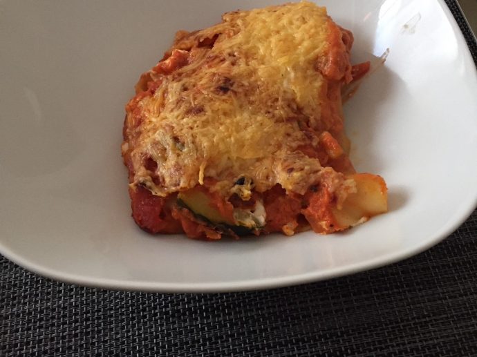 Recette de cannellonis de scampis à la grecque