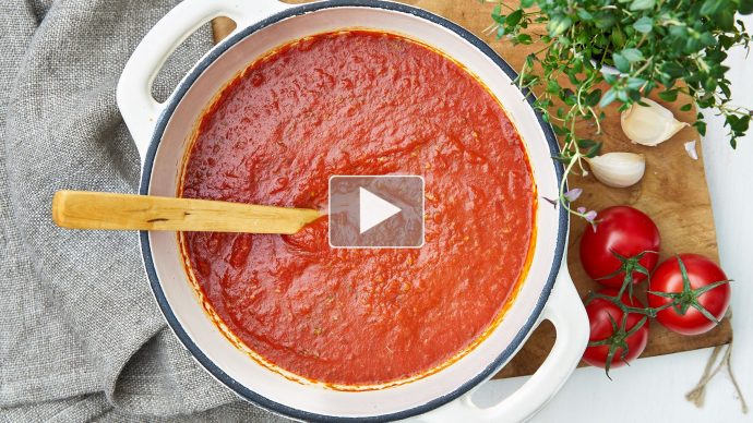 Recette de l'authentique sauce tomate italienne