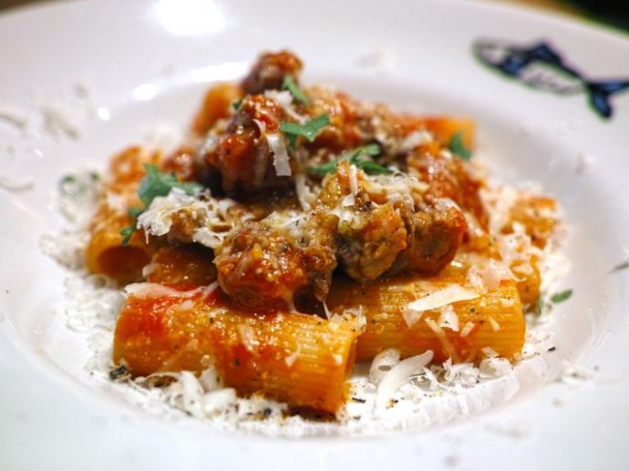Recette de rigatoni tomates saucisses italiennes