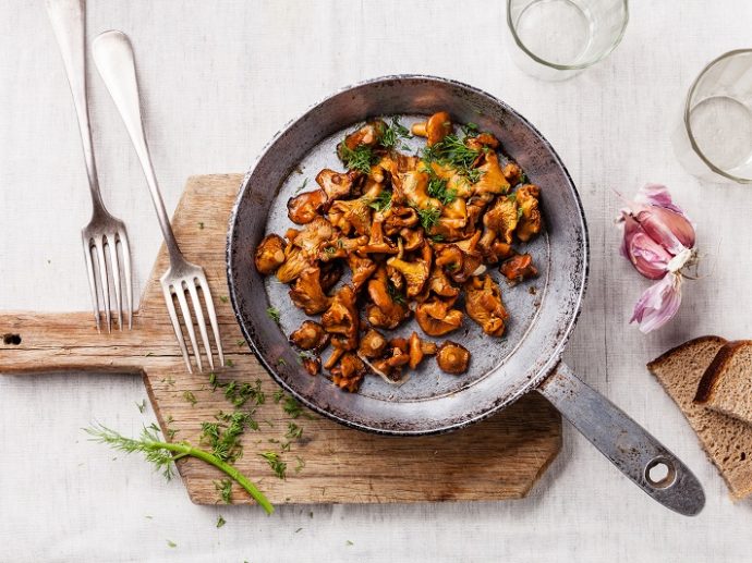 Recette de poêlée de girolles
